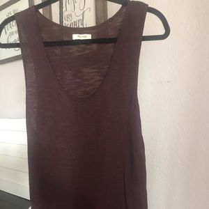 Maroon Madewell Tank Top From Nordstrom